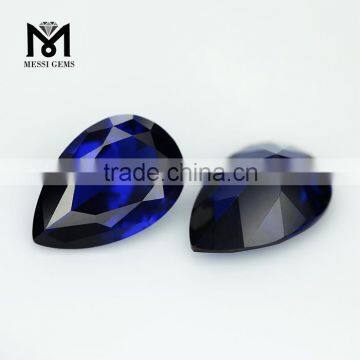 Wholesale Factory Price Pear Machine Cut 113# Loose Bule Spinel Gemstone photo-2