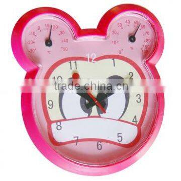 Cute Hygrothermograph Magnetic Clock