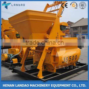 high quality used concrete mixing plant concrete mixer JS500