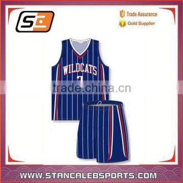 Stan Caleb 2015/2016 team sports wear custom basketball uniform set sublimation black basketball jerseys