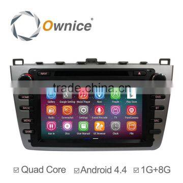 Ownice quad core RK3188 Android 4.4 & Android 5.1 car GPS system for Mazda 6 with wifi