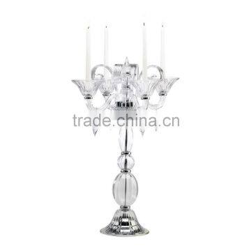 Fine Crystal Pendant Candlestick Continental Creative Decoration Candle Jars Wholesale