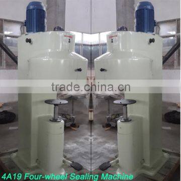 Four Wheels Sealing Machine for Tin Cans/Tin Can Sealing Machine