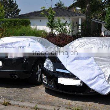 170T/190T/210D Silver coated Polyester Universal Car Cover