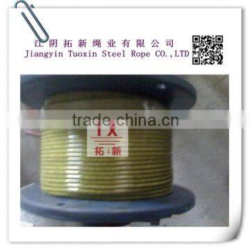 good quality PVC coated steel wire rope 10mm