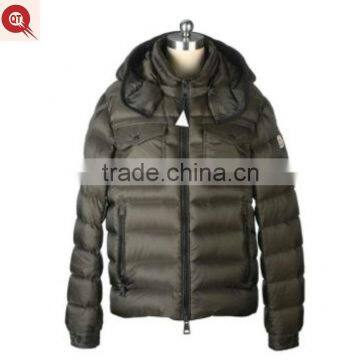 2016 high quality men's hooded down coat down jacket for winter