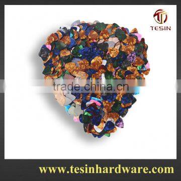 Wholesale price and colorful plastic guitar pick of china making 500 pcs lots with bulk packing