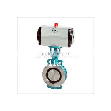 simple structure Pneumatic Butterfly Valve