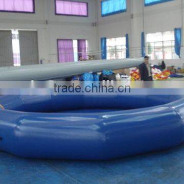 Small indoor inflatable circular swimming pool for kids