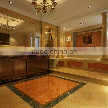 Beige Composite Marmoglass Tiles in Bathroom