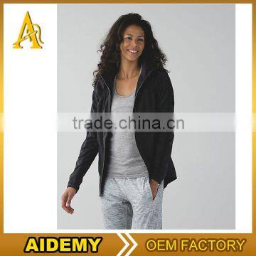 Fancy design fitness yoga wear type women seamless breathable yoga sports jackets