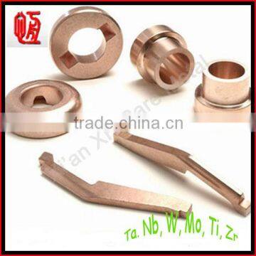 Tungsten cooper alloy parts tungsten cooper plate, rod,ring,wire,tube