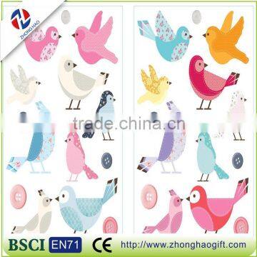 newest bird shape 3D sticker