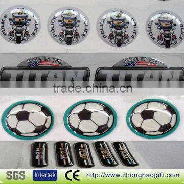 Custom Weather resistant Epoxy resin sticker
