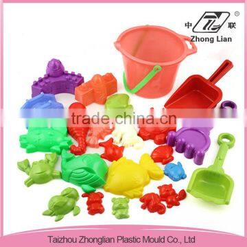 Colorful bulk plastic happy outdoor plastic sand kids beach toys