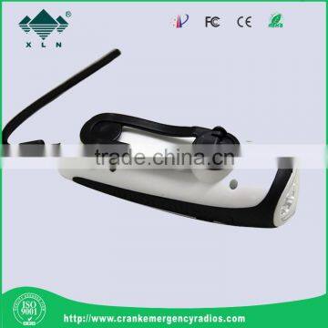 Mini Hand-cranking Wind-Up Dynamo LED Flashlight Promotion With USB Charger photo-4