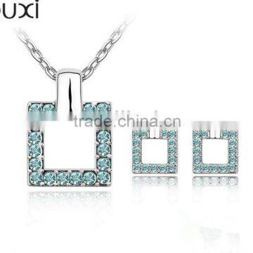 OUXI brazilian jewelry set with Austrian crystal S-2055