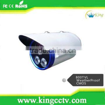 Delicate Metal Shell 800tvl cmos camera IP66 weatherproof ir bullet camera