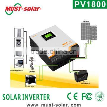 Must High Efficiency Pure Sine Wave Hybrid off Grid Inverter PV18-5K 48v 5KVA MPPT Solar Power System photo-2