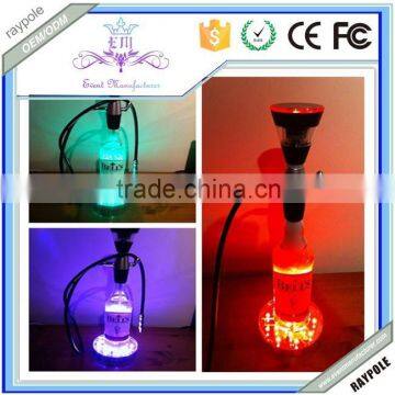 Multicolor Rechargeble LED Glass Wine Bottle Light For Bar Bottle photo-5