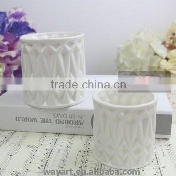 Origami Shaped Ceramic Flower Pot