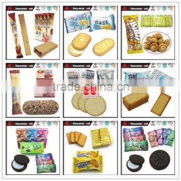 Chuanghui Puffed Food Biscuits and Cookies / Mini Biscuits & Chocolate Oat Puffed & Choco Wafer & Milk Cheese Cake