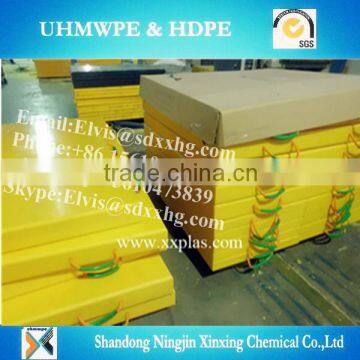 UHMWPE Outrigger Jack Pads For Heavy Crane with durable synthetic rope handles