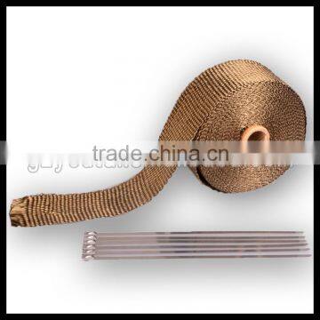 Exhaust Header Glassfiber Car Heat Wrap Tape 15m