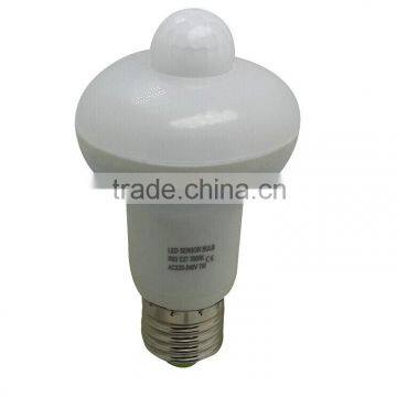 5W E27 PIR indoor motion sensor led bulb