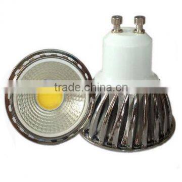 3w warm white gu10 led spotlight with sliver house