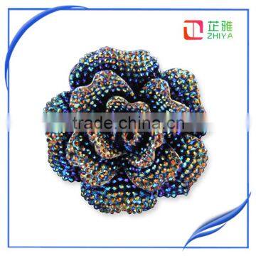 Bright Vibrant Colours Bow Resin Crafts Flat Back Resin Flower in AB Colors photo-4