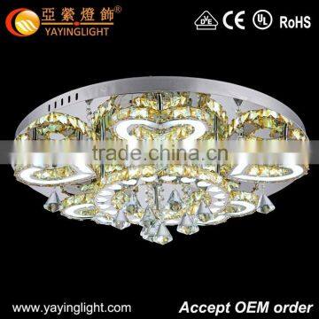 Simple creative crystal ceiling lamp,living room bedroom study led ceiling lamp