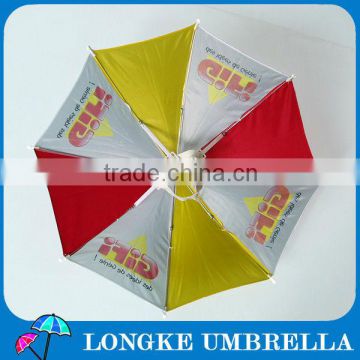 [H002]Promotional hat shape umbrella, umbrella hat