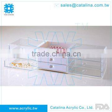 Hand Made Acrylic Cosmetics Jewelry Organizer