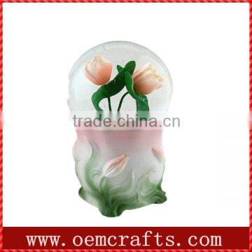 Fantastic beauty flowers Handmade water globe