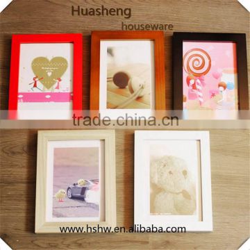 Customized unique plastic 4x6 5x7 6x8 8x10 photo frames