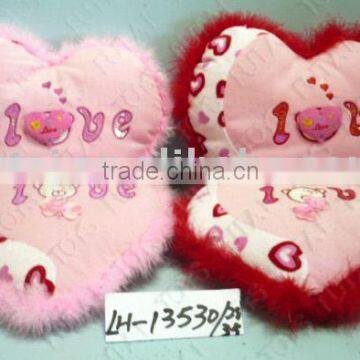 plush heart valentine heart cushion