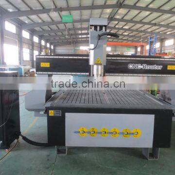 DL1325 wood cnc router with heavy body/vacuum table/hand oil