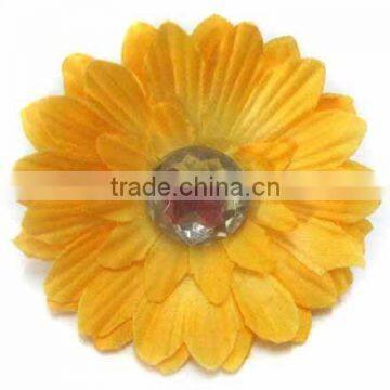 Elegant 2.5 Inch Gerbera Daisy Flower Hair Clips