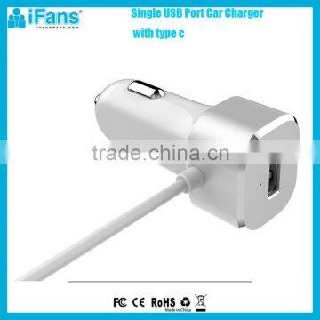 Cellphone Mobile Accessory Car Battery Charger with Type C Made in China