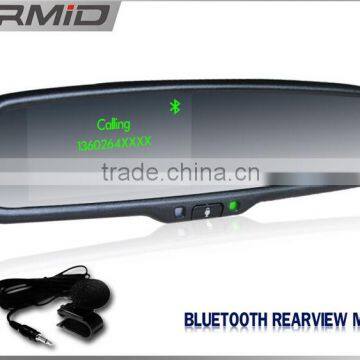 4.3" TFT-LCD monitor bluetooth enabled rear view mirror with car mp3 and reversing camera