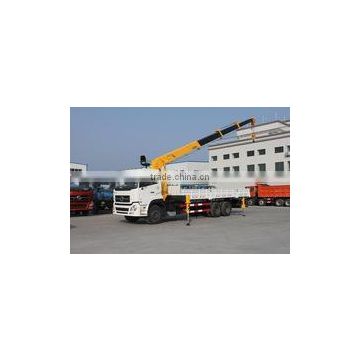 14ton loading crane truck mounted, Model No.: SQ14S4, hydraulic crane with telescopic arms