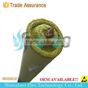 Class 100 1000 Strip Grid Polyester With Conductive Carbon Cleanroom Anti Static Fabric photo-4