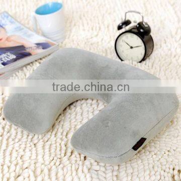 Promotional inflatable bolster car and bath neck pillow