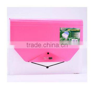 A4/FC Plastic Product Expanding Wallet, pp File Folder With 13pockets,high Quality Office Statonery photo-3
