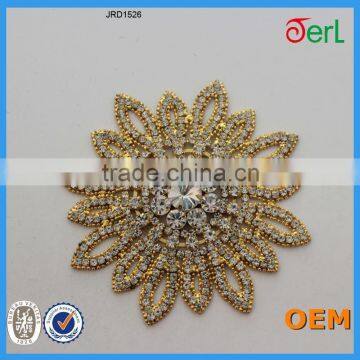 2016 New Design Fashion Cheap Rhinestone Metal Trim for Garment Accessories