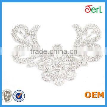 2016 hot sale popular design bling bling ornaments rhinestone trim for home decoration