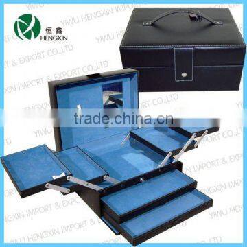 Leather cosmetic cases/boxes, makeup case,Cosmetic case