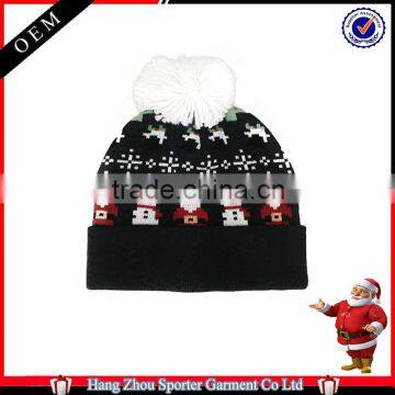 16FZCB05 christmas cap unisex christmas beanie