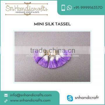 Elegant Purple Mini Silk Tassel from Well Known Wholesaler